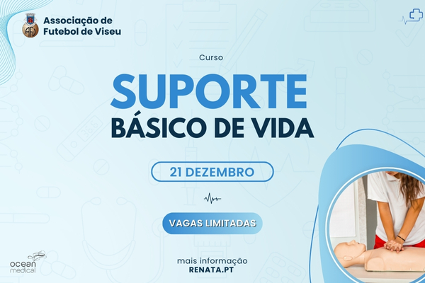 Inscrições abertas para Curso de Suporte Básico de Vida